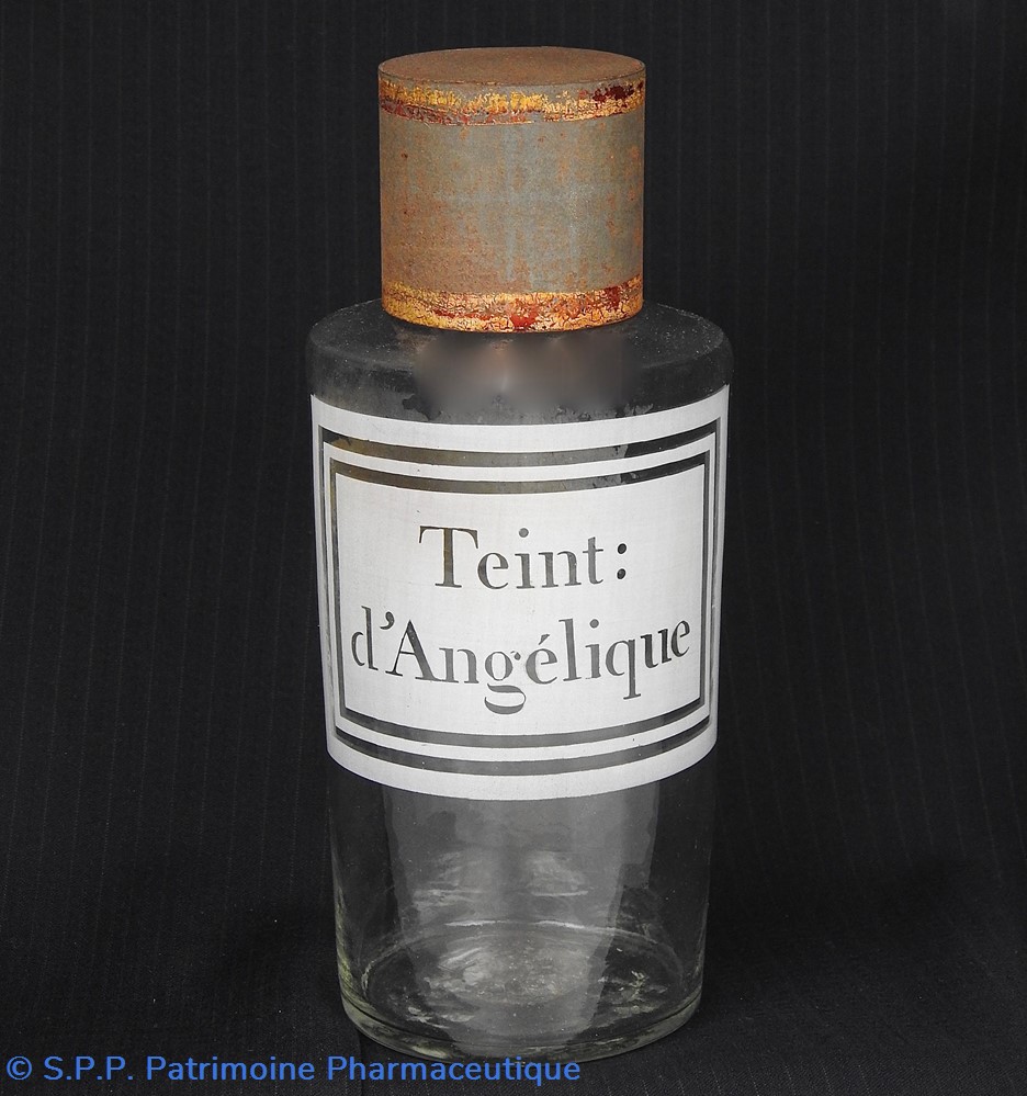 science pharmacie flacon en verre petit modele etiquette blanche pharmaxie ravasse