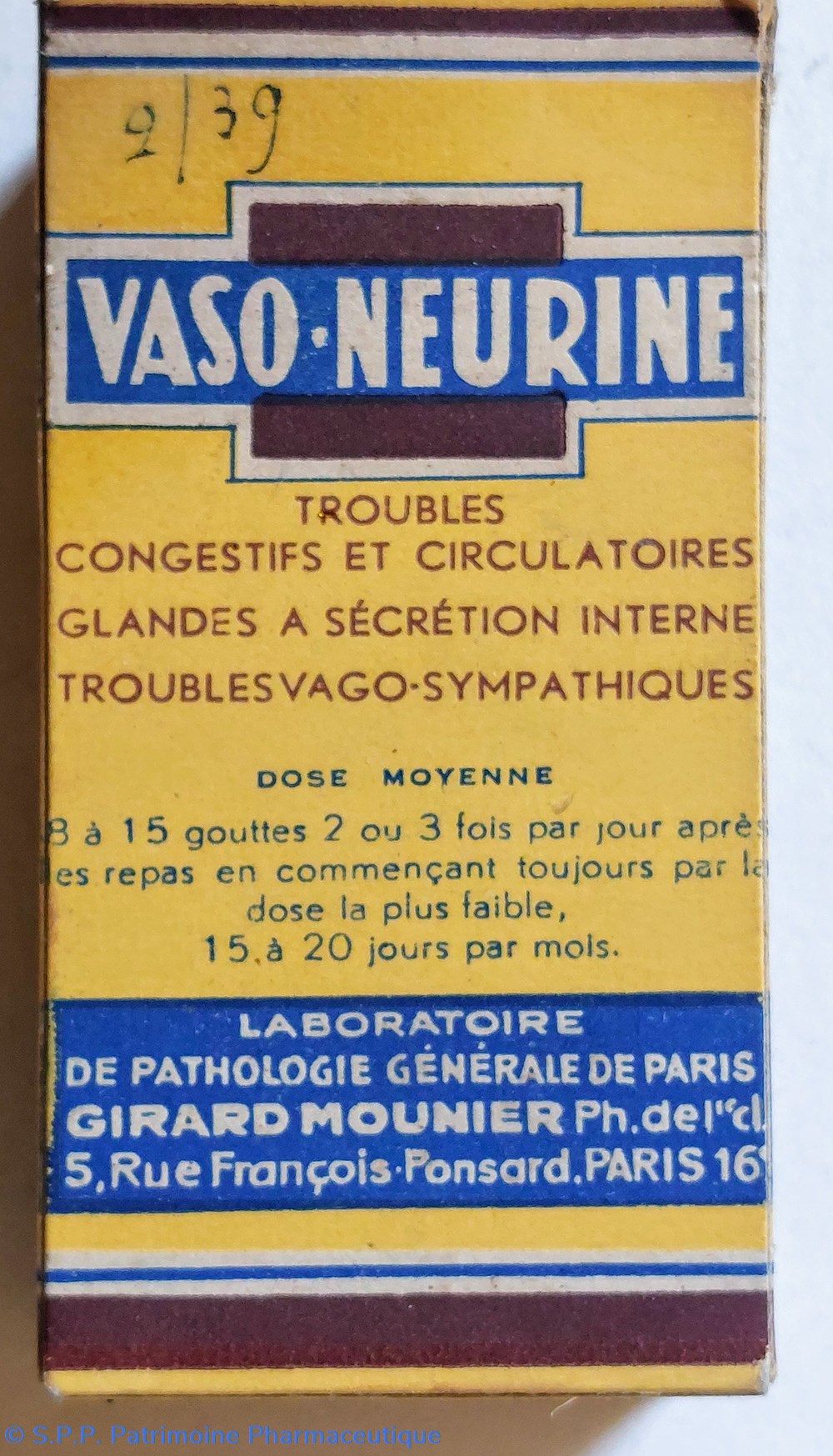 VASO- NEURINE gouttes science pharmacie vaso neurine gouttes