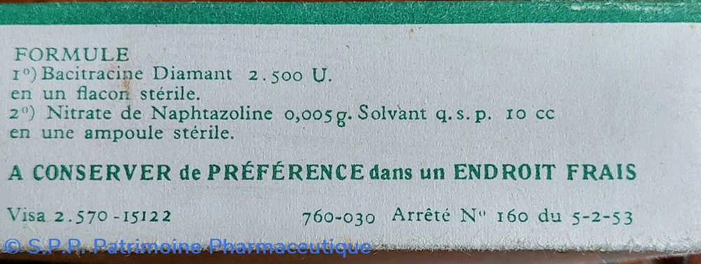 BACITRACINE DIAMANT Gouttes ORL 4 science pharmacie bacitracine diamant gouttes orl