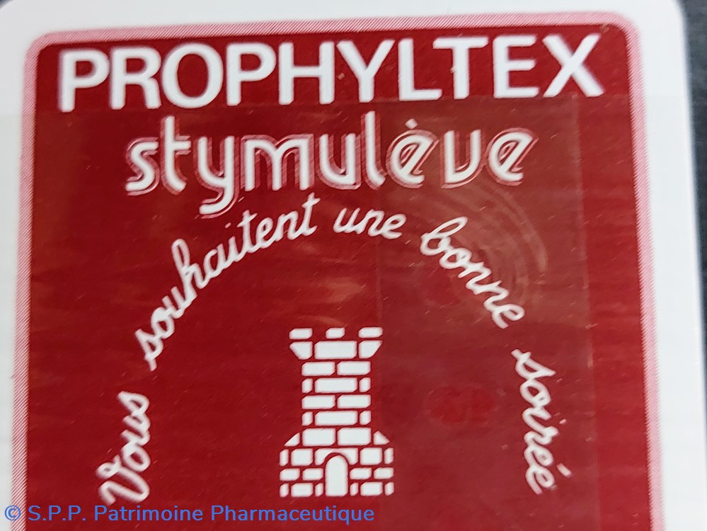 PROPHYLTEX 1 jeu de 54 cartes à jouer 5 objets publicitaires prophyltex 1 jeu de 54 cartes a jouer