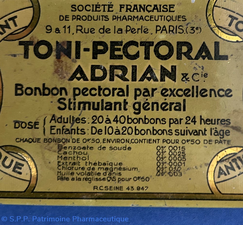 science pharmacie toni pectoral adrian