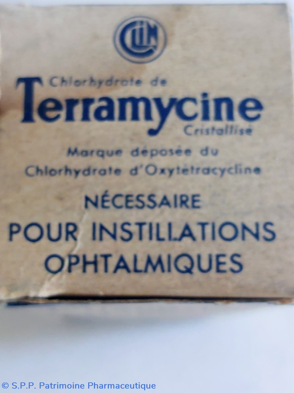 TERRAMYCINE ( Chlorhydrate) CLIN COMAR 4 science pharmacie terramycine chlorhydrate clin comar
