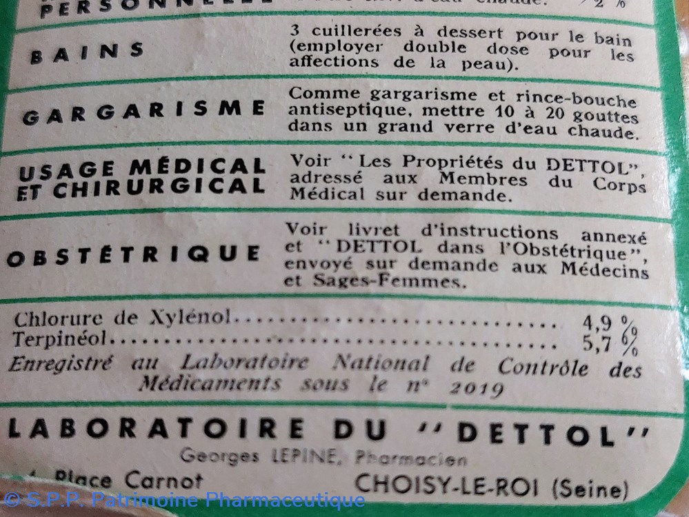 science pharmacie dettol bactericide a diluer