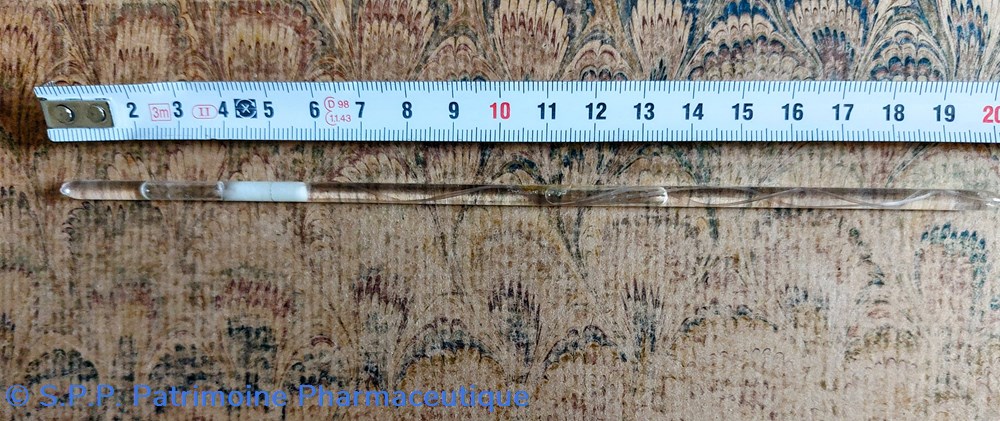 Tube de verre 20.5 cm = étui de crin de Florence 4 science pharmacie tube de verre 20 5 cm etui de crin de florence