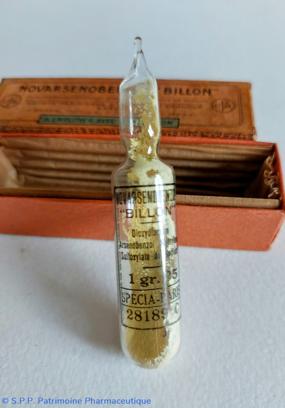 NOVARSENOBENZOL ", BILLON" 7 science novarsenobenzol billon
