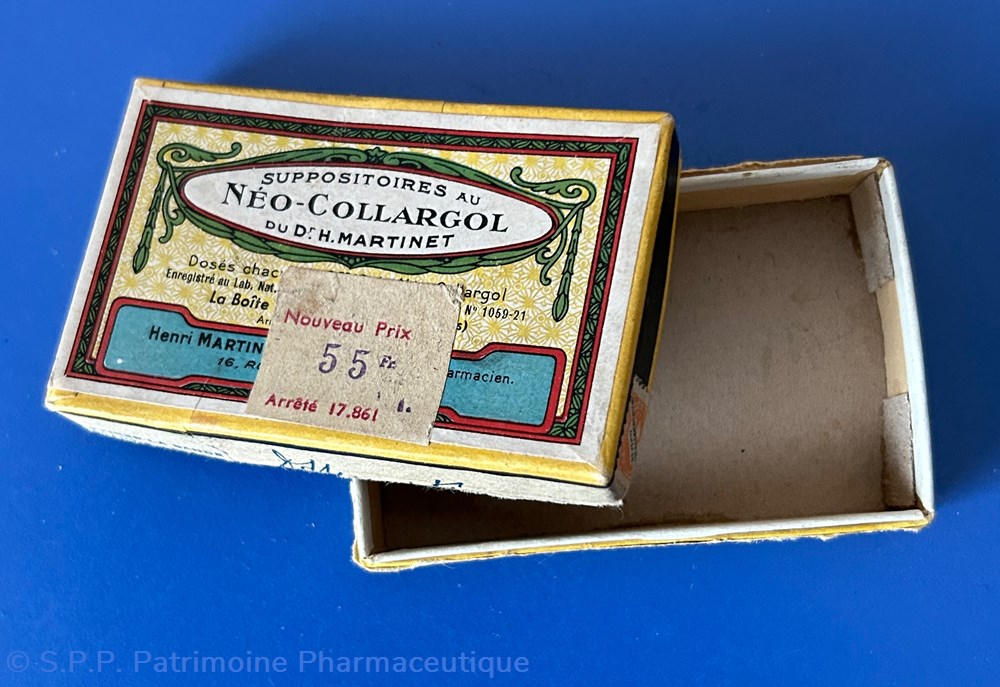 NEO-COLLARGOL Suppositoires du Dr H. Martinet 3 science pharmacie neo collargol suppositoires du dr h martinet