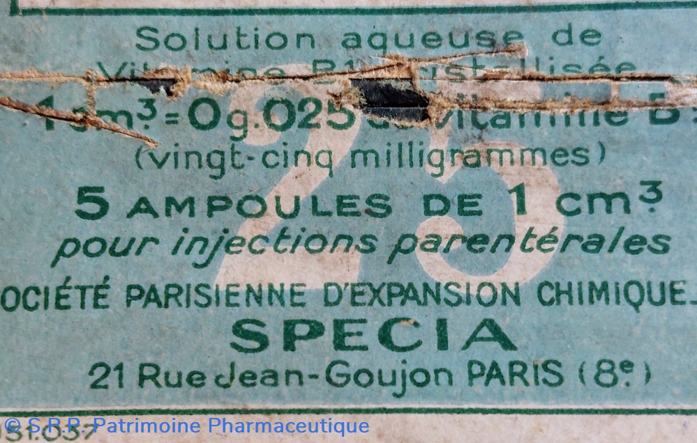 science pharmacie bevitine 1cm3 0 gr 025 vitamine b