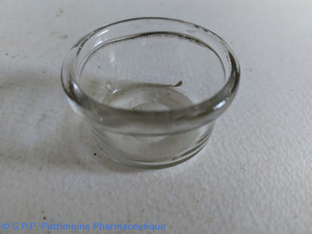science coupelle de pharmacie en verre hauteur 2 5 cm