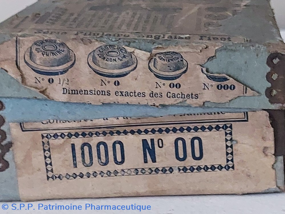 CACHETS EM. FINOT n° 00 Boite de 1000 ( 2) 4 science pharmacie cachets em finot n 00 boite de 1000 2