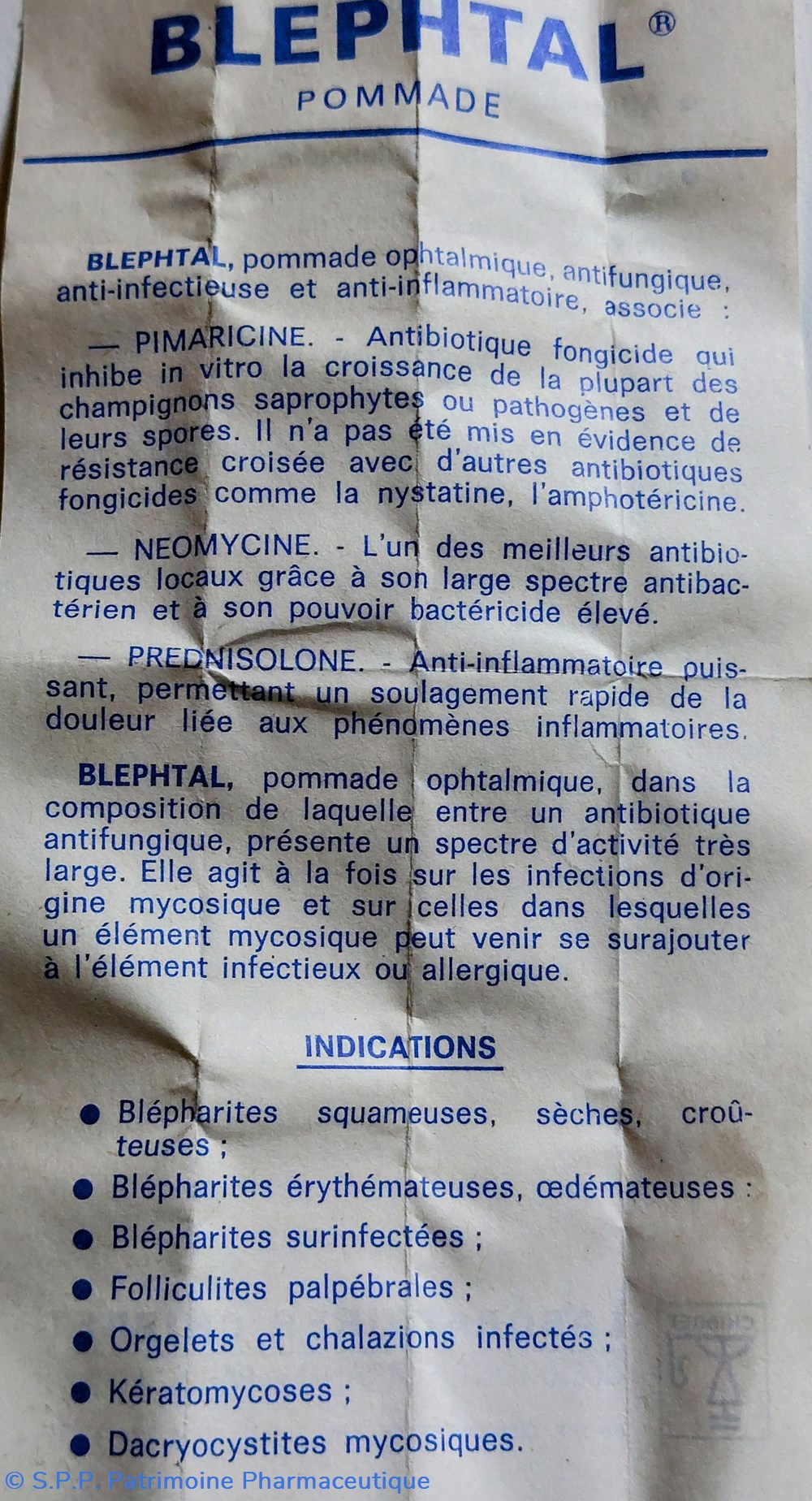 science pharmacie blephtal pommade ophtalmique chibret