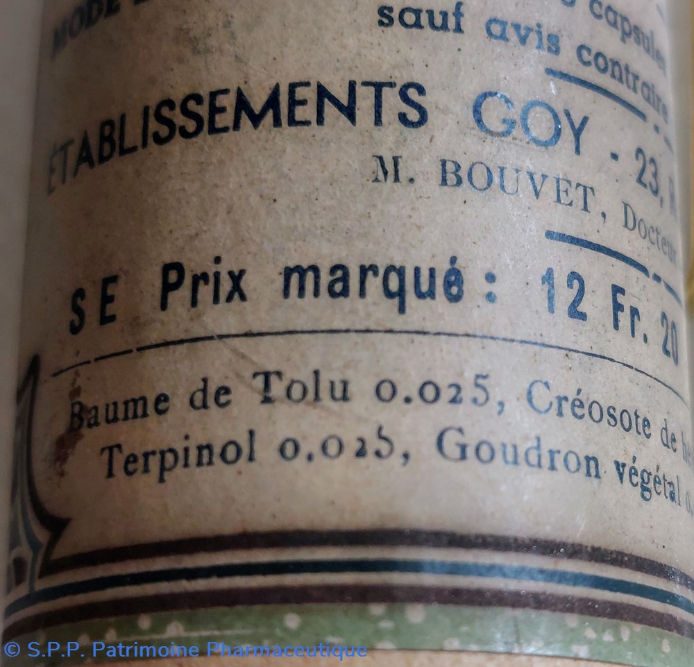 CAPSULES SERLA BALSAMIQUES Ets Goy 6 science pharmacie capsules serla balsamiques ets goy