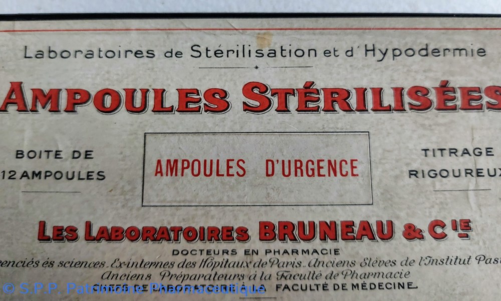 science pharmacie ampoules urgence lab bruneau et cie