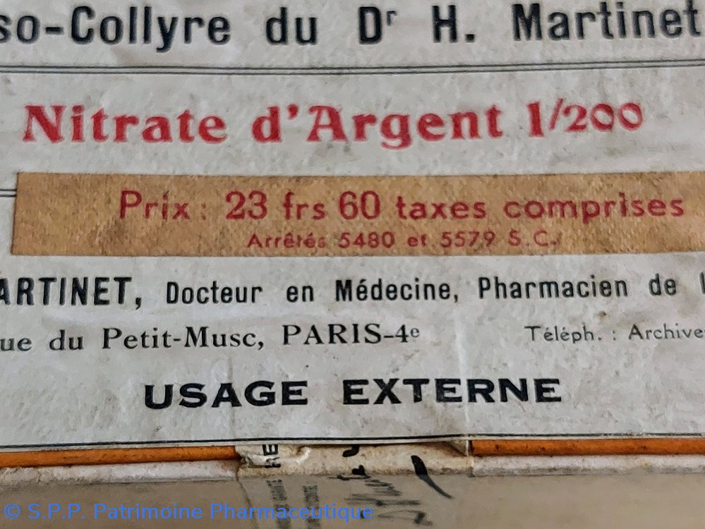 ISO - COLLYRE du Dr Martinet / Nitrate d'argent 4 science pharmacie iso collyre du dr martinet nitrate argent