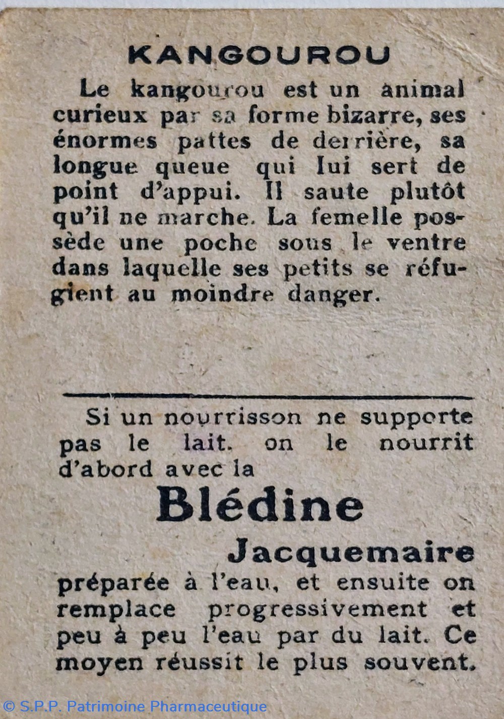 science pharmacie bon point jacquemaire le kangourou
