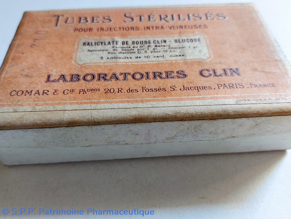 science pharmacie salicylate de soude clin glucose ampoules