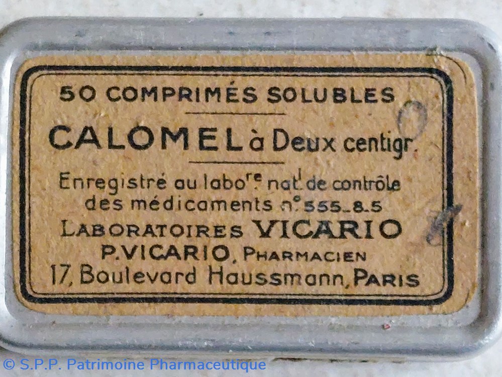 science pharmacie calomel 50 comprimes p vicario