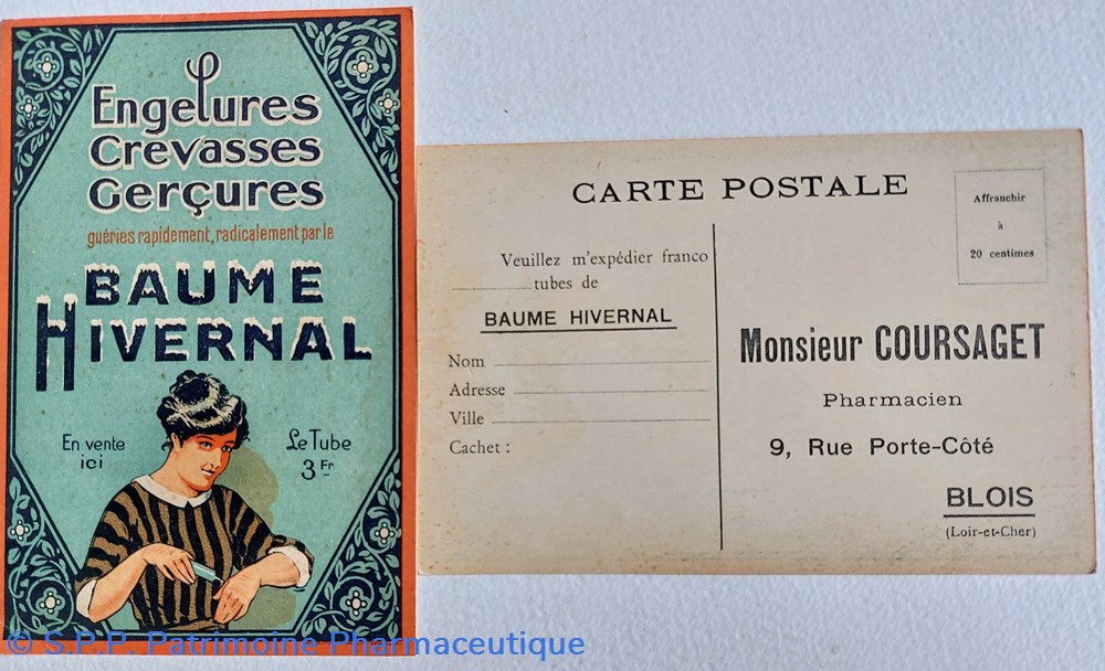 BAUME HIVERNAL / Carte postale Coursaget informatique baume hivernal carte postale coursaget