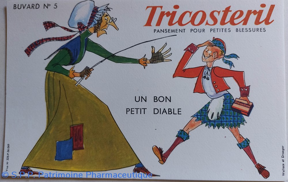 science pharmacie tricosteril pansements 5 buvard n5 un bon petit diable