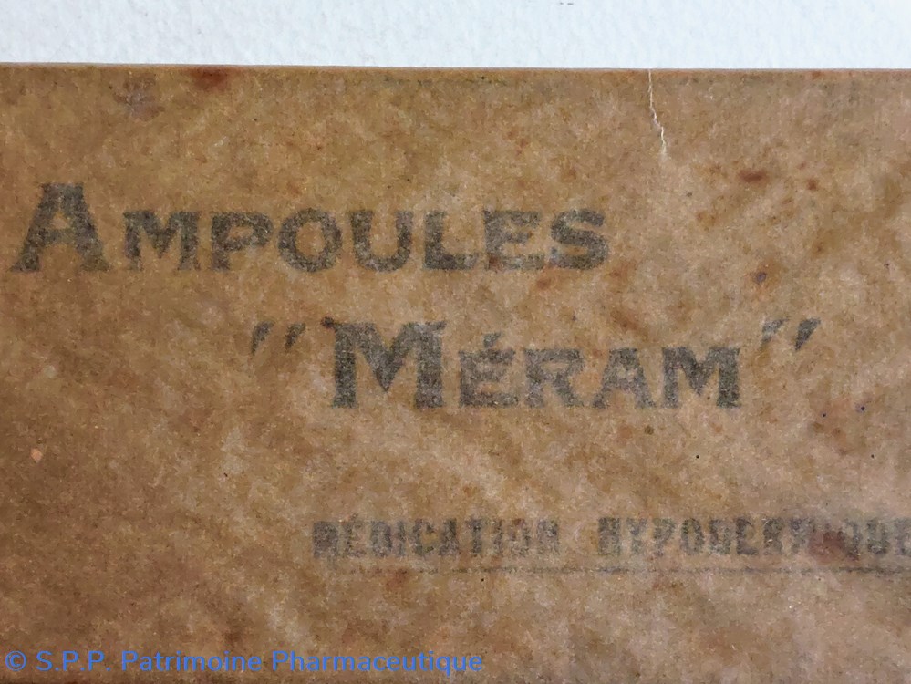 CALOMEL 0.gr05 Ampoules MÉRAM 4 science pharmacie calomel 0 gr05 ampoules meram