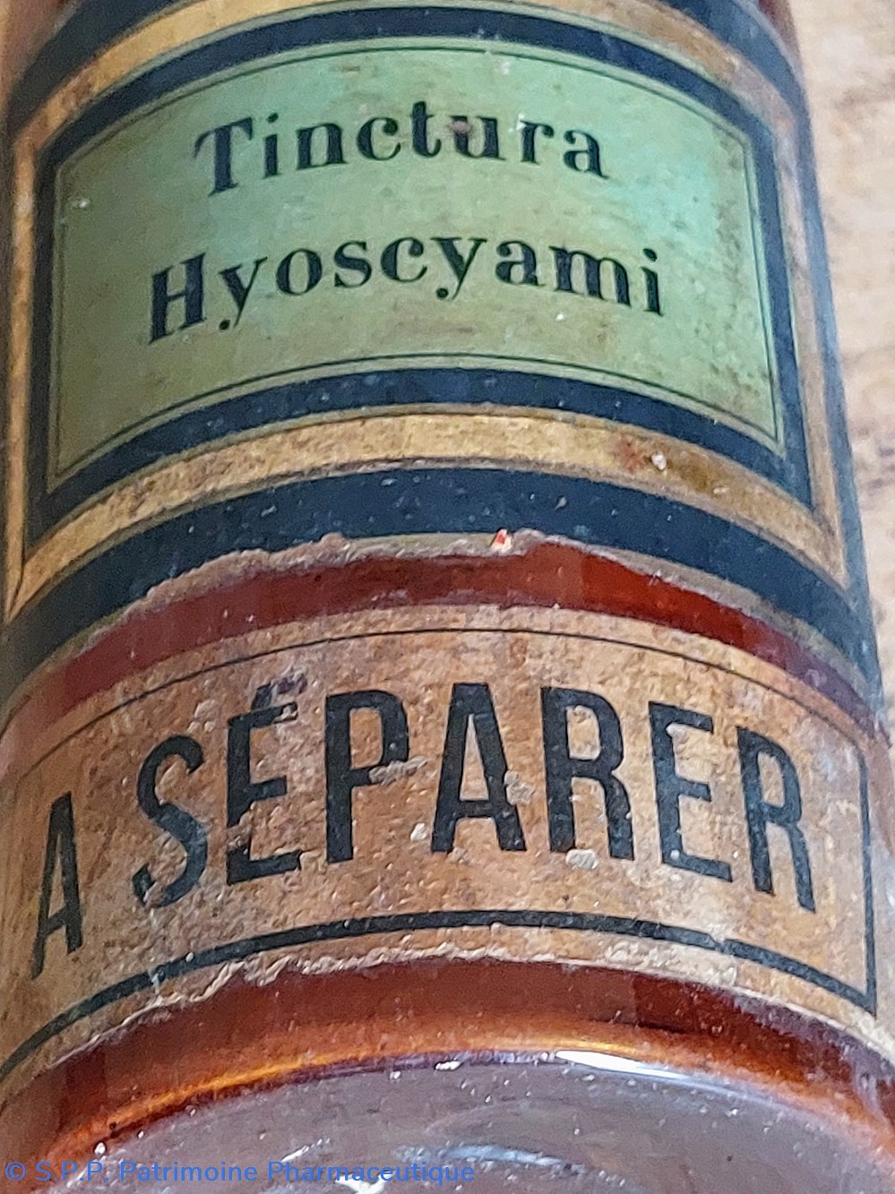 Flacon de Pharmacie en verre ambré Tinctura Hyoscyami 6 science flacon de pharmacie en verre ambre tinctura hyoscyami