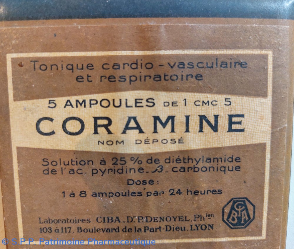 science pharmacie coramine 5 ampoules de 1 cmc ciba