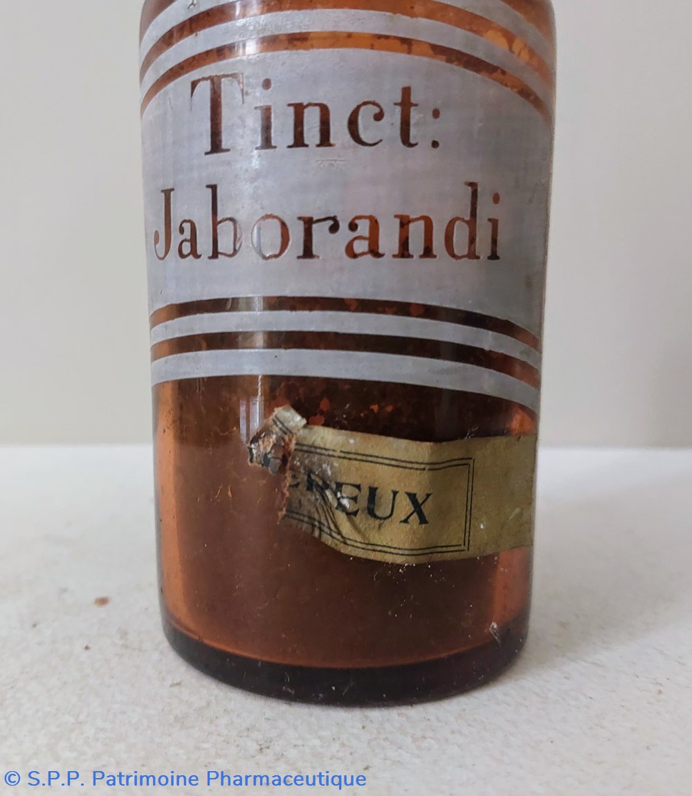 science pharmacie flacon 14 5 en verre ambre tinct jaborandi