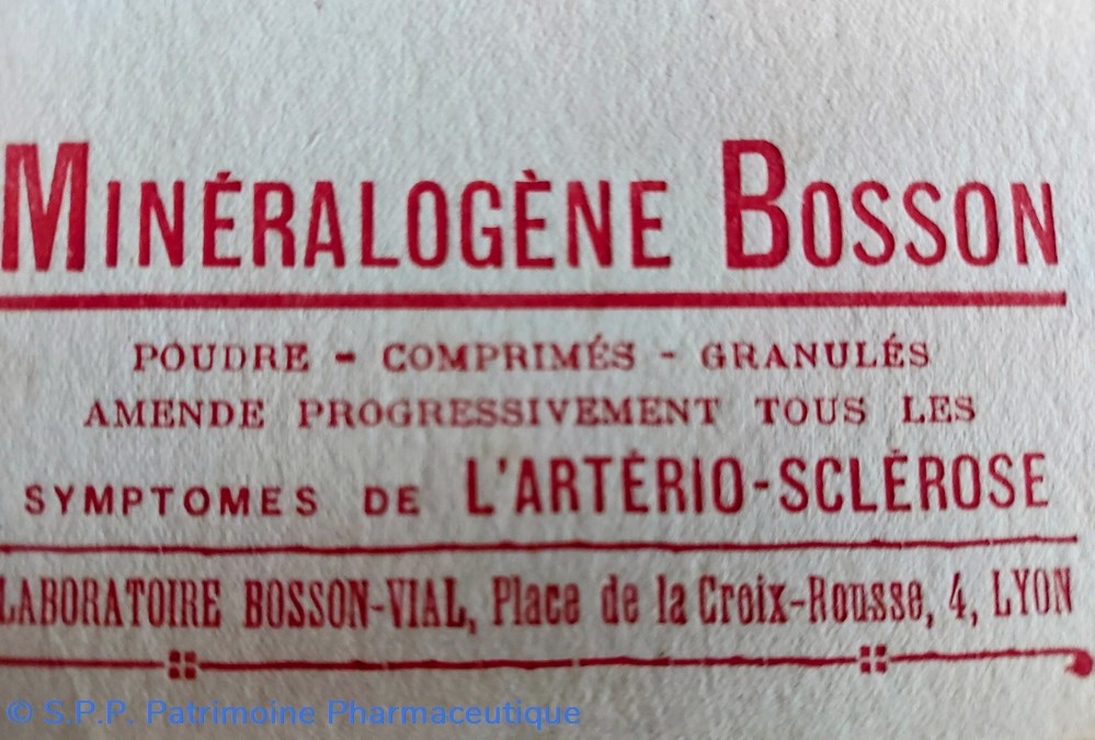 MINERALOGÈNE BOSSON- IODOGALLE VIAL 3 science pharmacie mineralogene bosson iodogalle vial