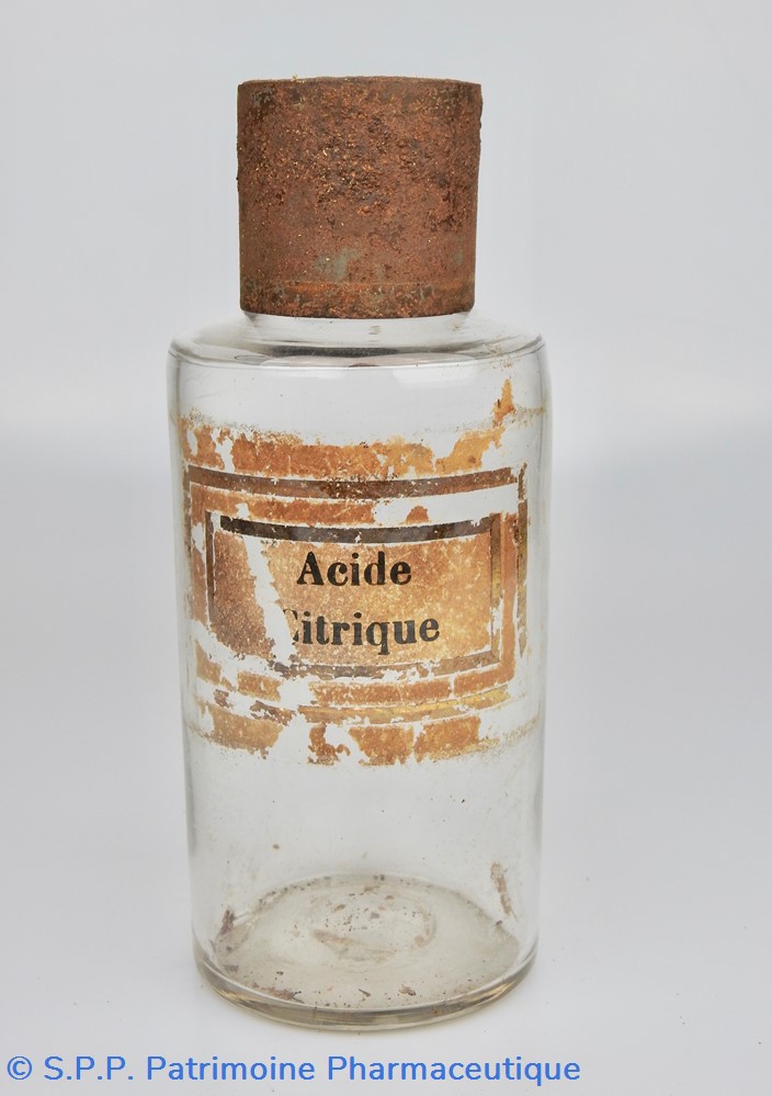 Flacon en verre petit modèle Pharmacie RAVASSE science flacon en verre petit modele pharmacie ravasse