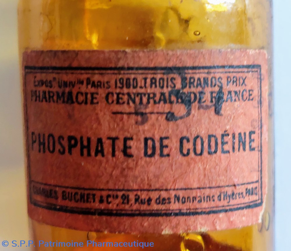 Phosphate de Codéine - Petit flacon 2 science pharmacie phosphate de codeine petit flacon