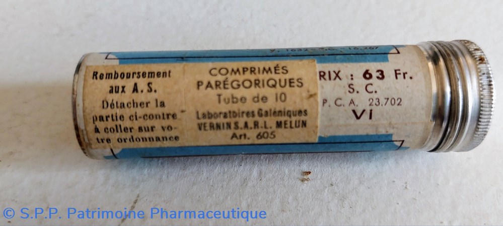 science comprimes paregoriques vernin