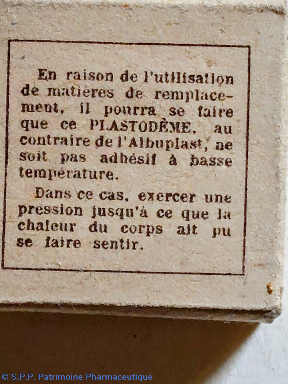 science pharmacie plastodeme 1 m 1 cm albuplast
