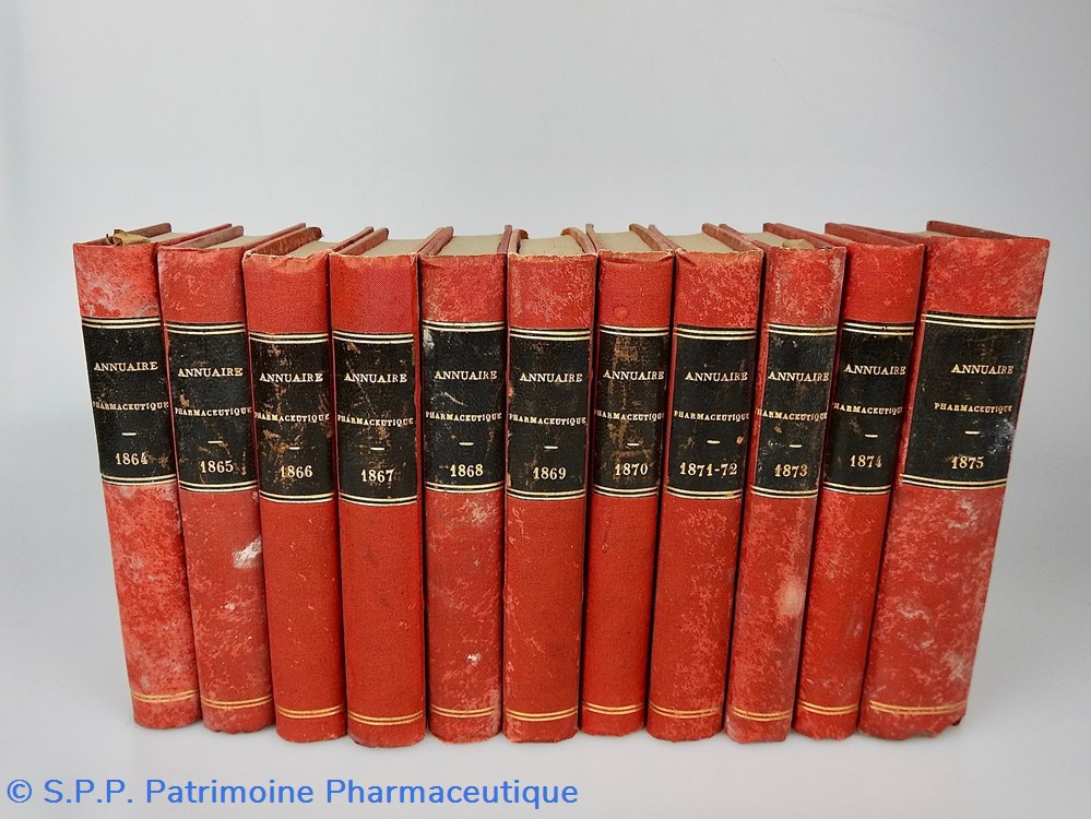 science pharmacie annuaire pharmaceutique volumes 2 1864 a 12 1875