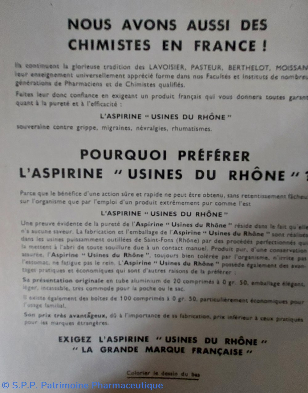 objets publicitaires fiches de provinces a colorier aspirine