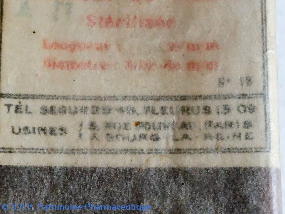 science pharmacie aiguille de nickel sterilisee long 25 mm