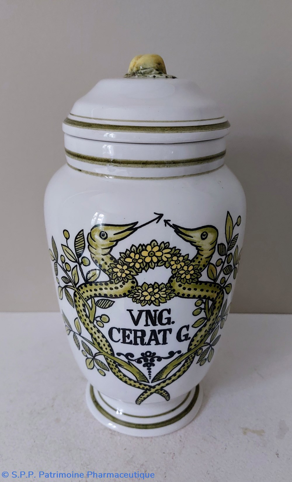 objets publicitaires pot de pharmacie vng cerat g oleo glycerine