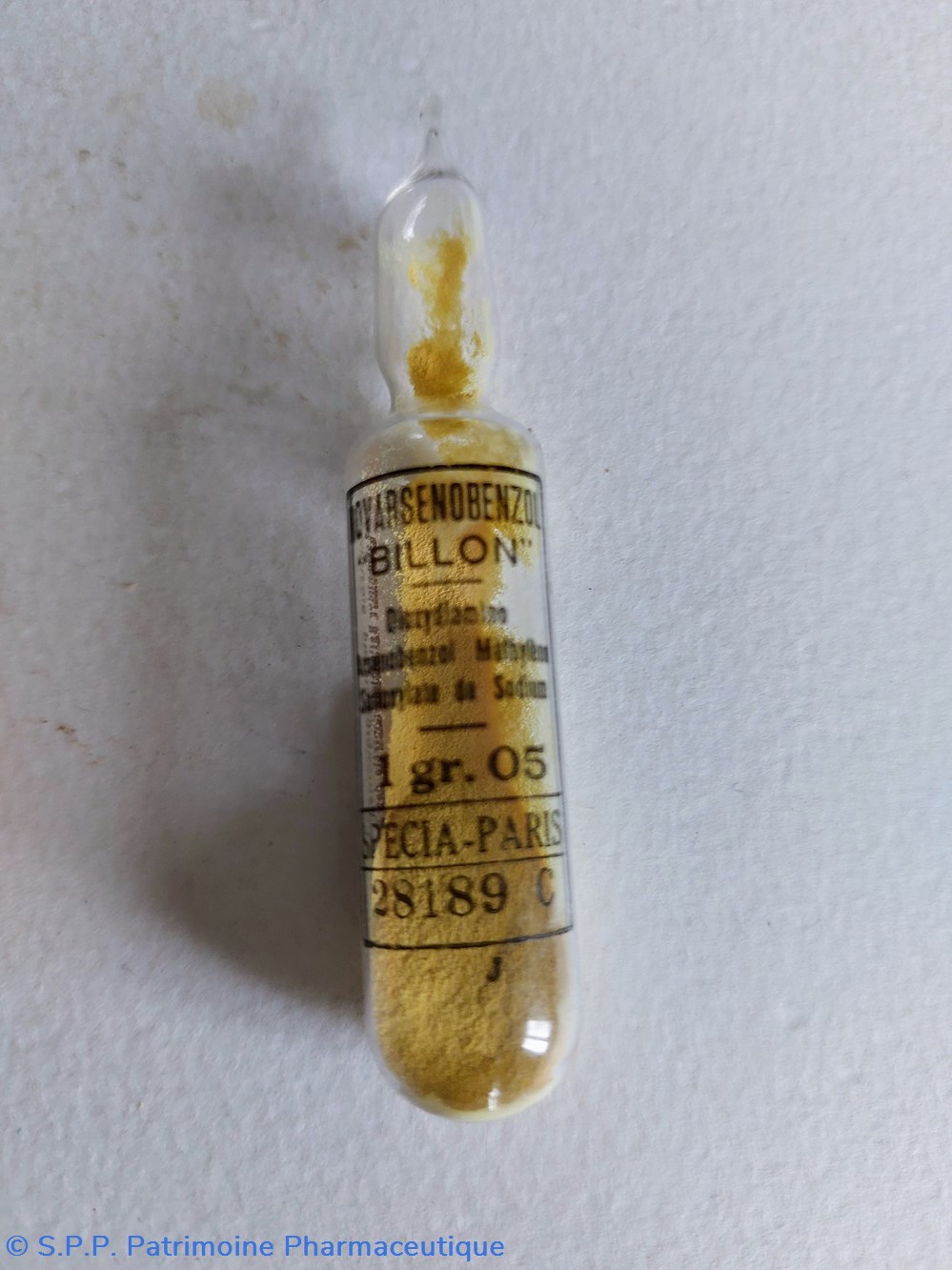 NOVARSENOBENZOL ", BILLON" 8 science novarsenobenzol billon