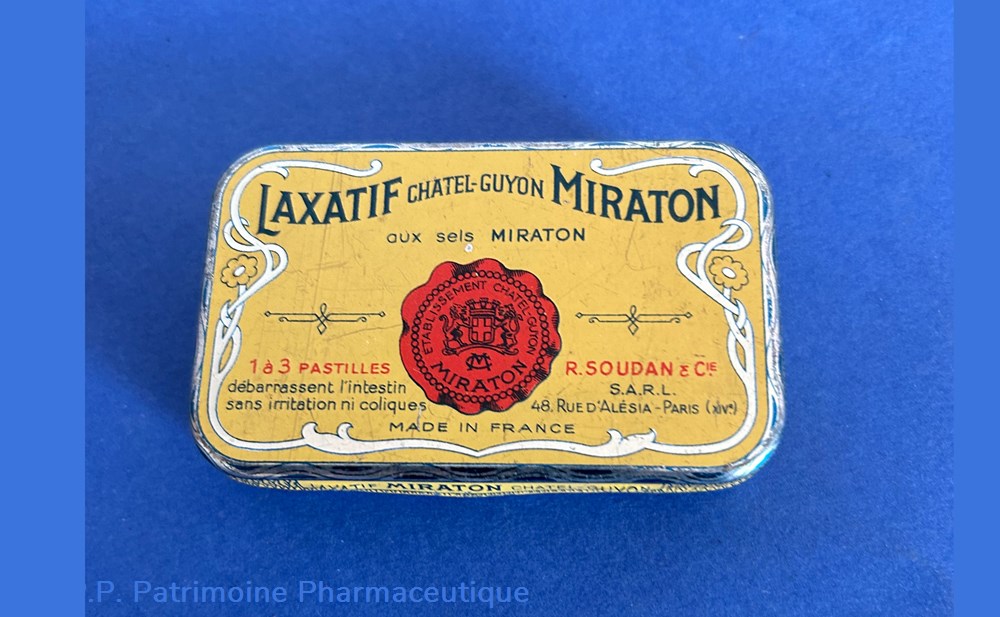 LAXATIF MIRATON Chatel-Guyon science pharmacie laxatif miraton chatel guyon
