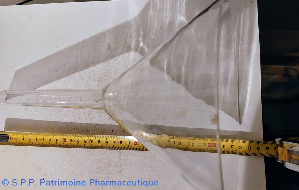Entonnoir de Pharmacie en verre 33 cm 2 science entonnoir de pharmacie en verre 33 cm