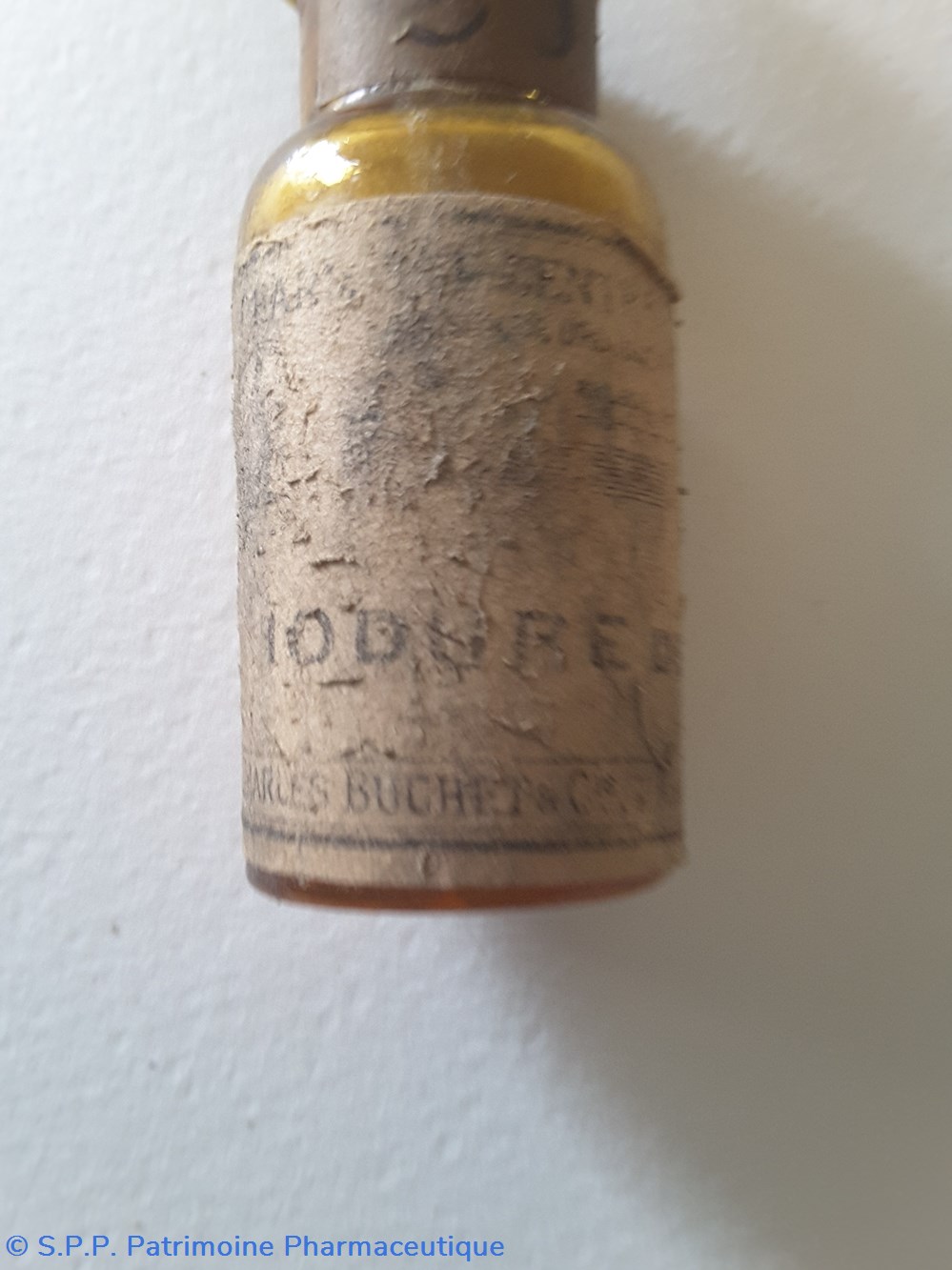 science pharmacie iodure de fer flacon verre ambre avec bouchon