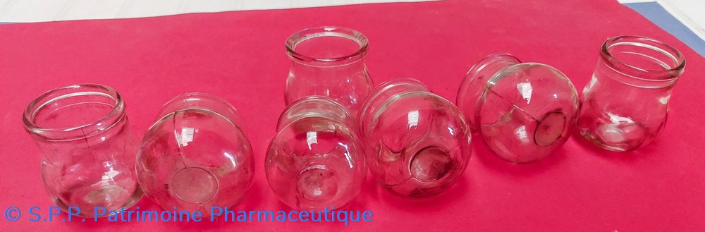 Ventouses en verre / lot de 7 4 science pharmacie ventouses en verre lot de 7