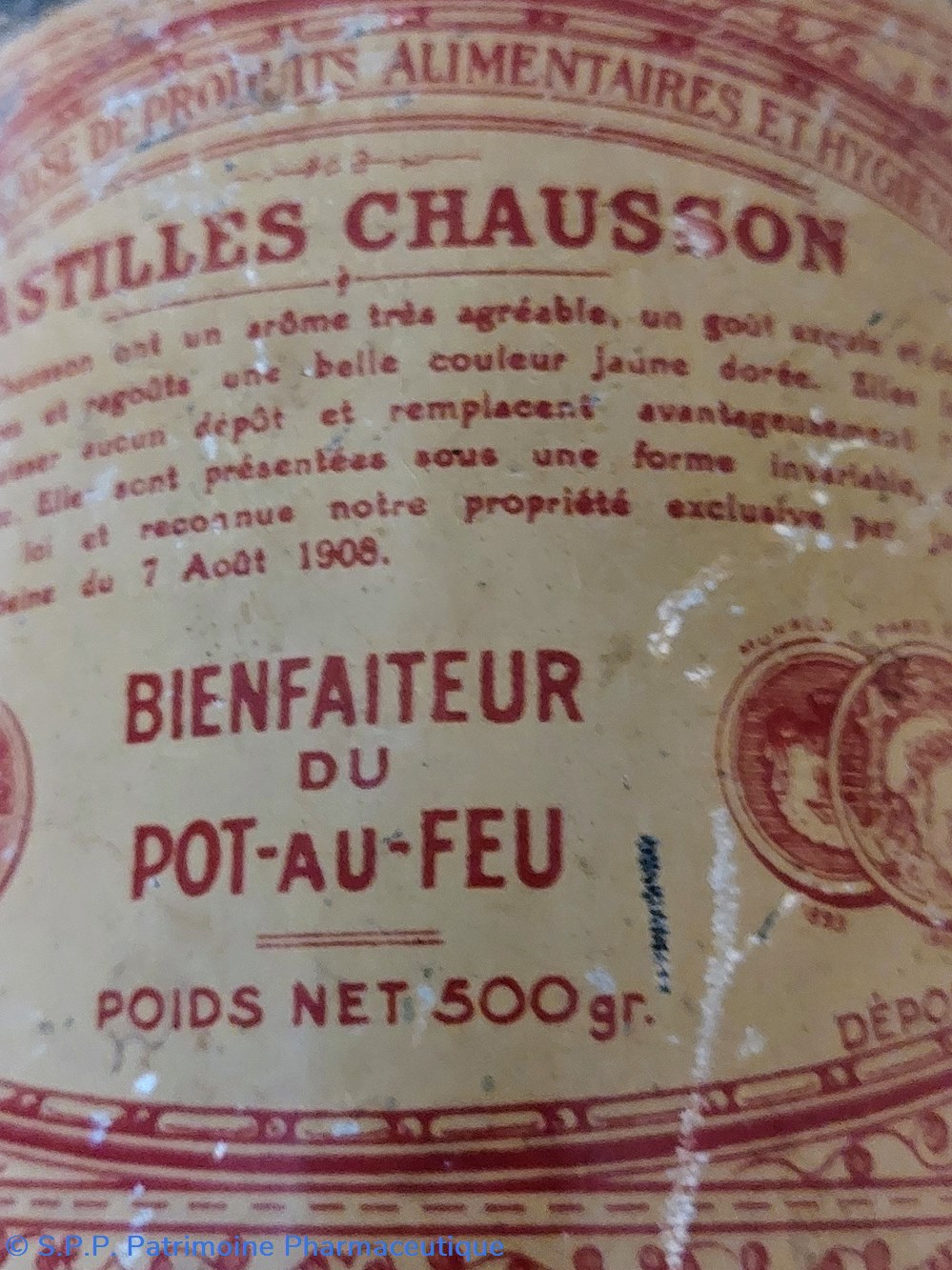 Pastilles CHAUSSON Boîte métallique 4 science pharmacie pastilles chausson boite metallique