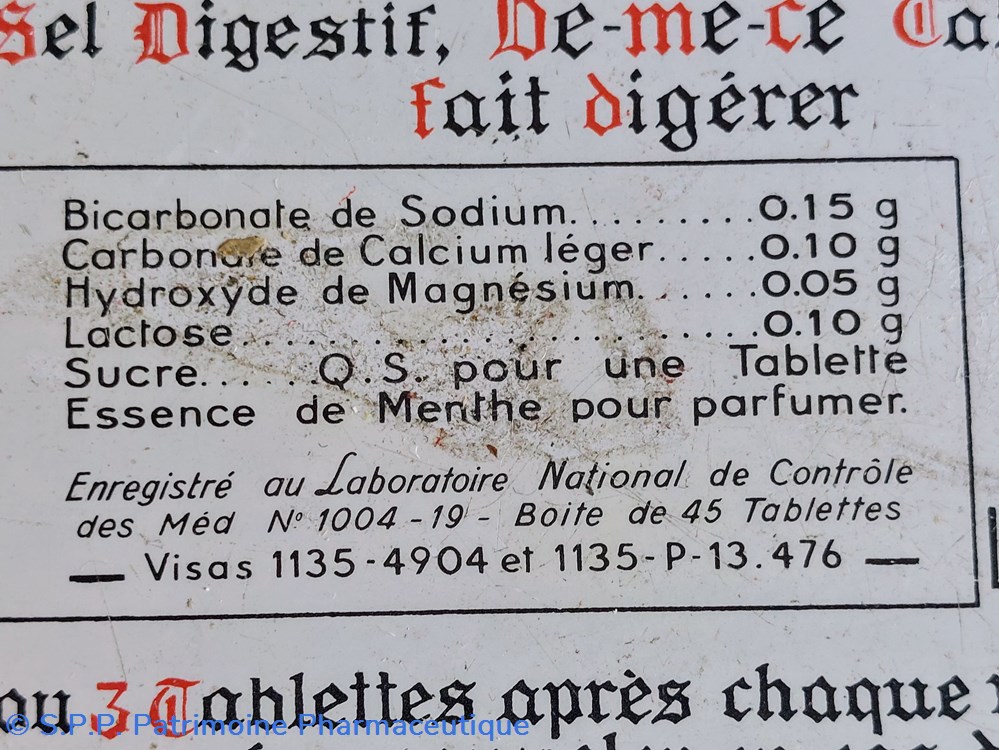 BÉ ME CÉ (Tablettes Sel digestif) 3 science be me ce tablettes sel digestif