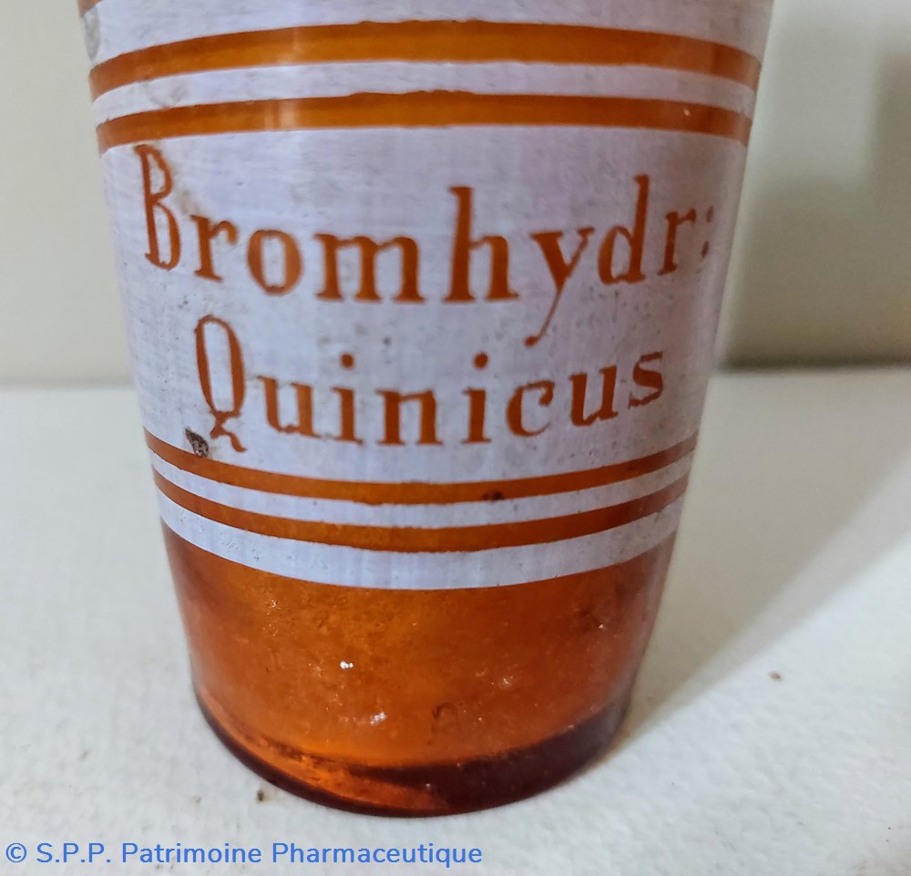 science pharmacie bromhydr quinicus flacon verre ambre 11 5 cm
