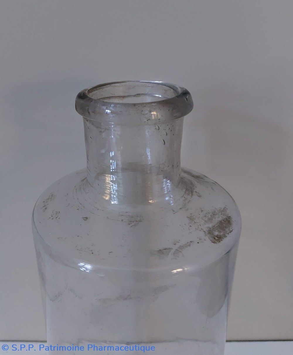 Flacon de Pharmacie en verre blanc h 23.5 cm 2 science flacon de pharmacie en verre blanc h 23 5 cm