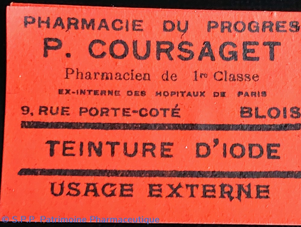 documents anciens phie coursaget etiquettes de pharmacie