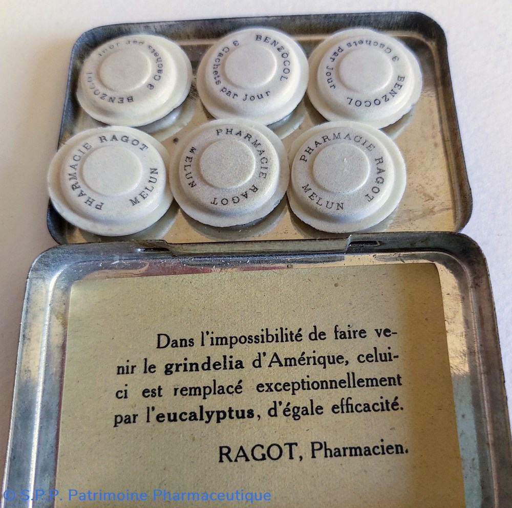 BENZOCOL ( CACHETS) 5 science benzocol cachets