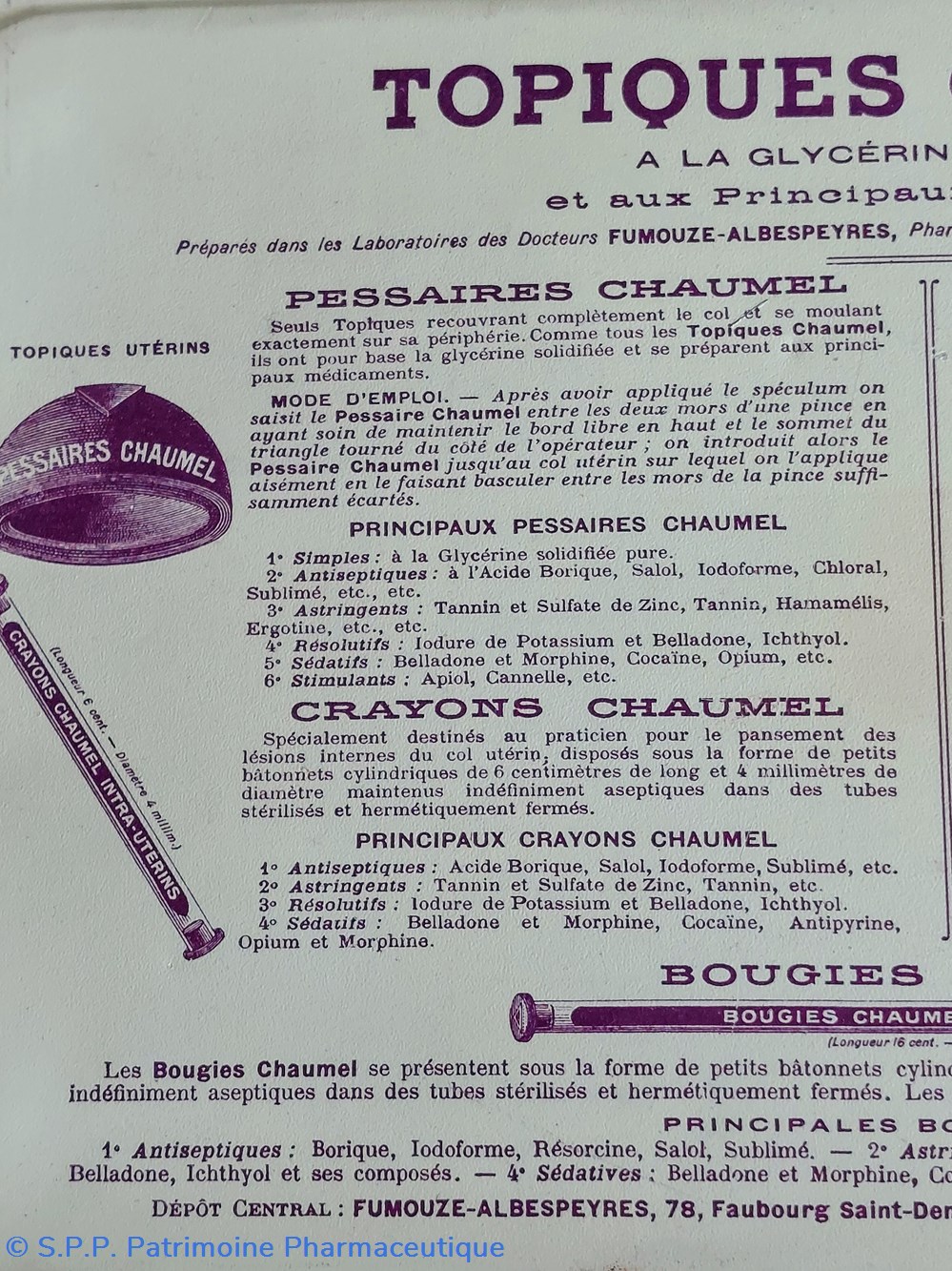 TOPIQUES CHAUMEL à la glycérine solidifiée 4 science topiques chaumel a la glycerine solidifiee