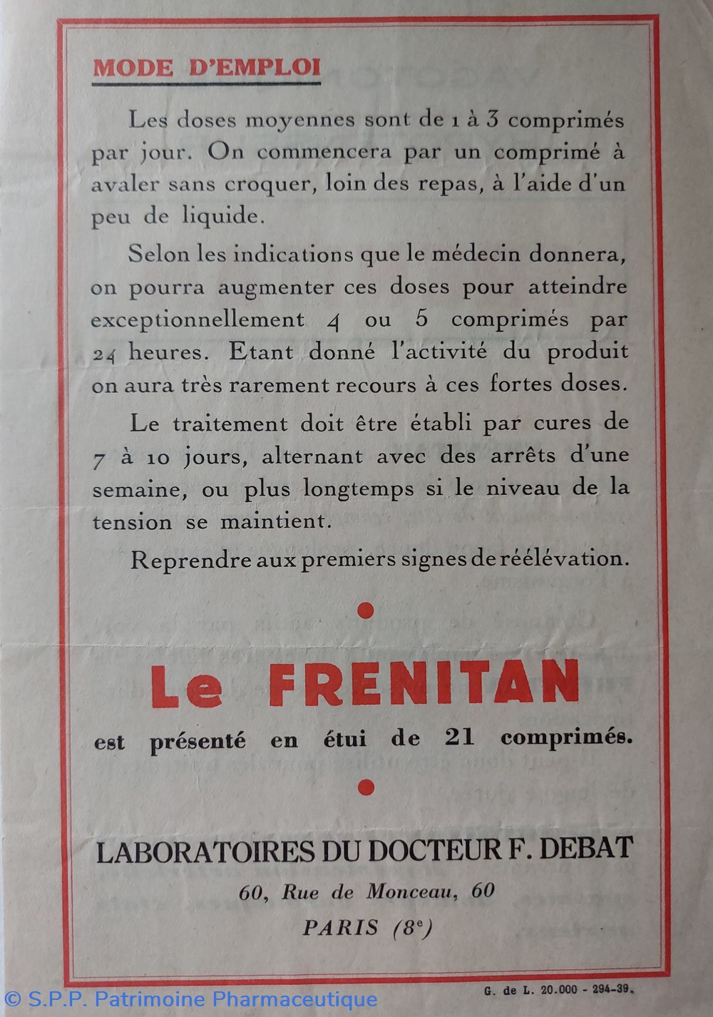 FRENITAN info produit documents anciens frenitan info produit