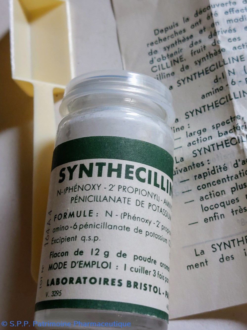 science pharmacie synthecilline poudre lab bristol