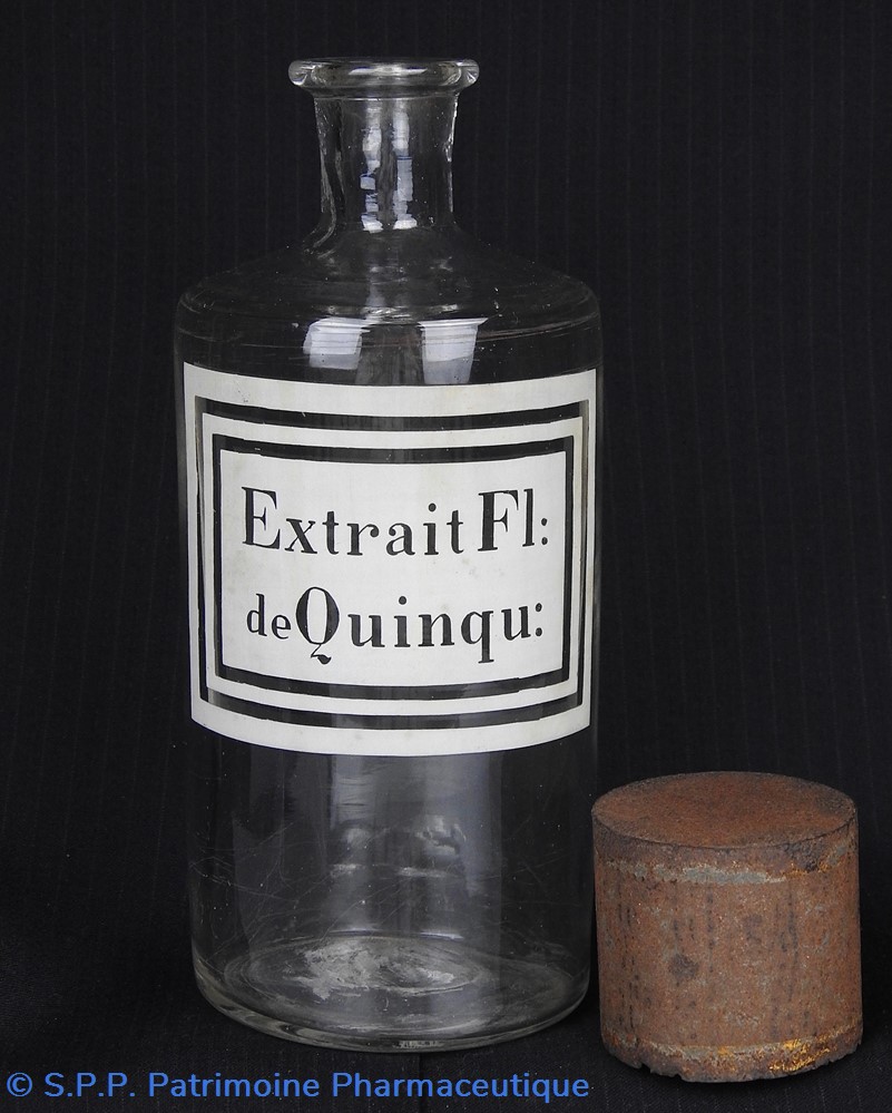 science flacon en verre petit modele etiquette blanche pharmacie ravasse
